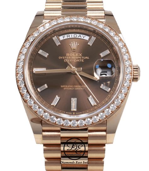 rolex president 40mm|rolex presidential 40mm diamond bezel.